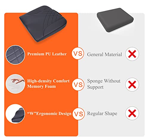 Memory Foam Car Seat Cushion for Driving Comfort and Office Use