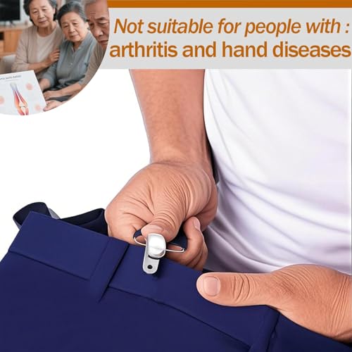 2 Pack Dressing Aid Clips for Pants (2 Count)