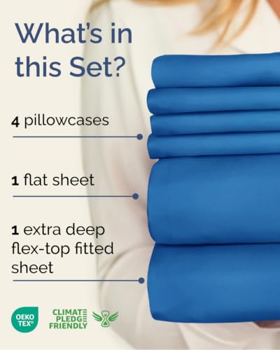 Flex Top Split Head King 6 Piece Sheet Set