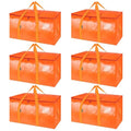 6 Pack Oversized Moving Bags with Reinforced Handles (6 Count)
