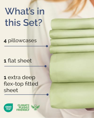 Flex Top Split Head King 6 Piece Sheet Set