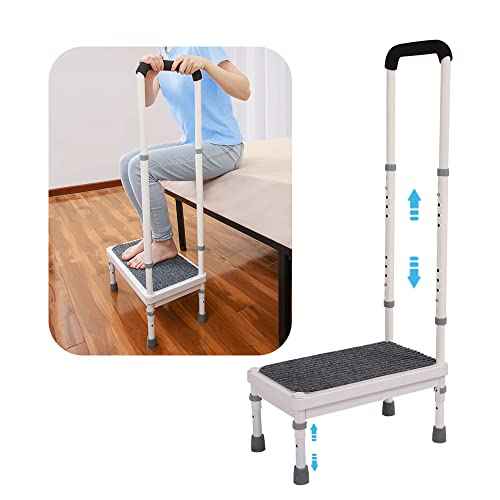 Step Stool with Handle for Elderly Adults