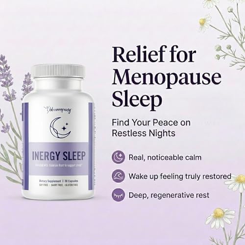 inergySLEEP Natural Sleep Supplement & Sleep Aid for Deep Sleep (30 Count)
