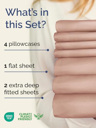 Extra Deep Split King Sheet Set