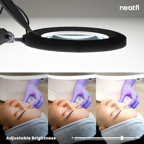 LED Magnifying Lamp with Clamp