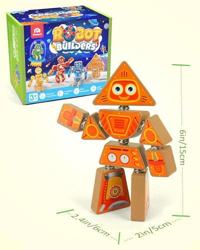 Snap Together Robot Builders for Toddlers