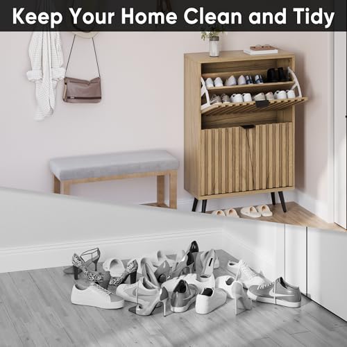 Shoe Cabinet with 2 Flip Drawers