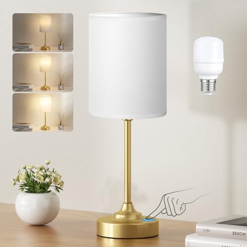 Gold Nightstand Bedroom Lamp
