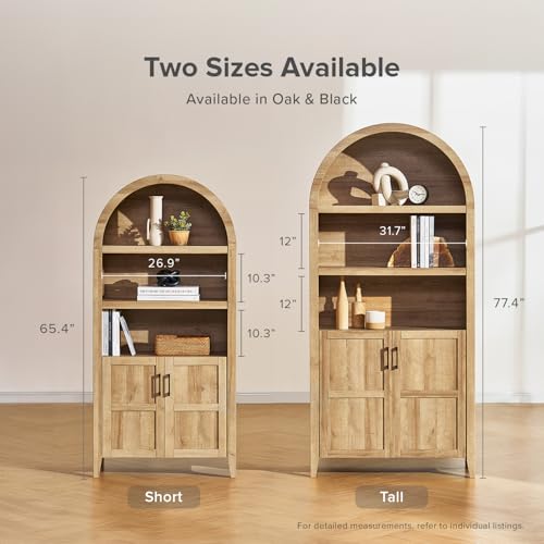 Lauren 77.4" Tall Arched Cabinet