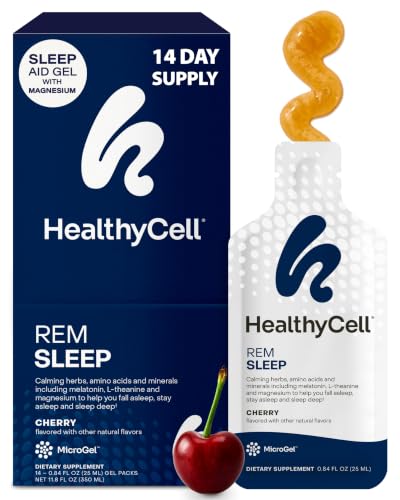 REM Sleep Aid Liquid Gel Supplement for Adults (11.76 Fl Oz)