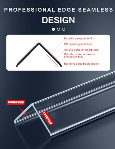 Clear Self Adhesive Wall Corner Protectors (2 Count)