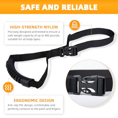 Car Door Handle for Elderly Car Assist Support Handle Multifunction Car Door Latch Bar for Seniors and Handicapped (2 Count)