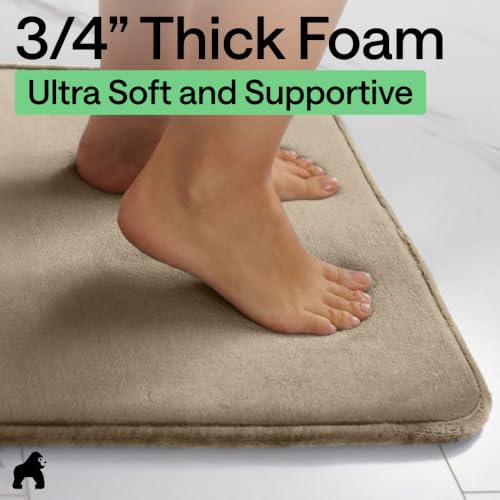 Memory Foam Bath Rug for Bathroom