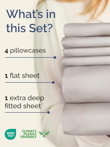 Extra Deep Cal King Sheet Set