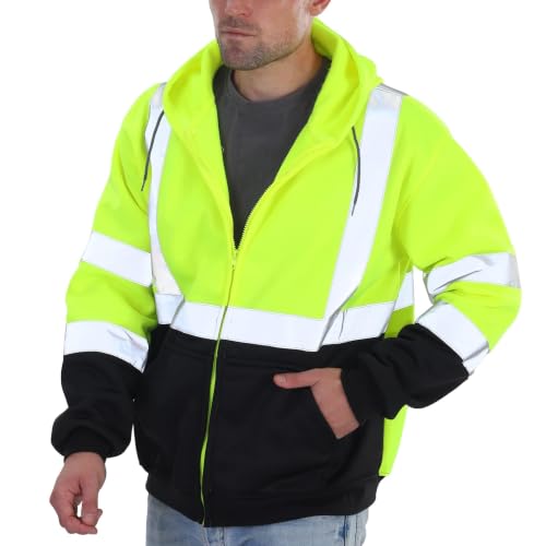 High Visibility Safety Sweatshirt for Men