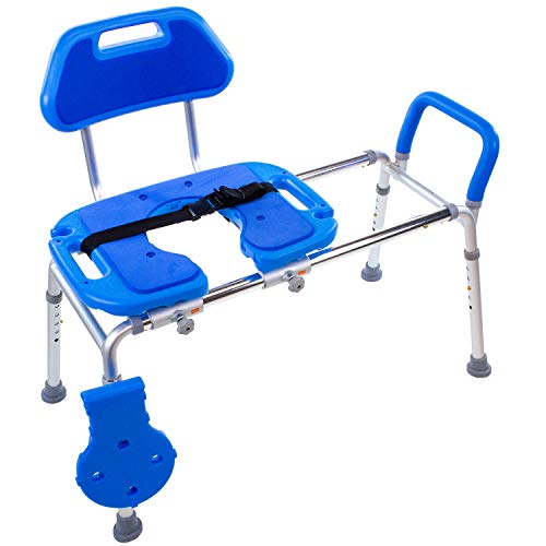Sliding Shower Chair HydroGlyde Premium Heavy Duty