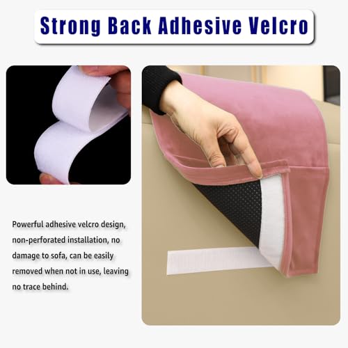 Velvet Recliner Head Pillow with Non