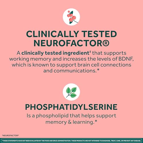 Original Brain Supplements for Memory and Focus (50 Count)