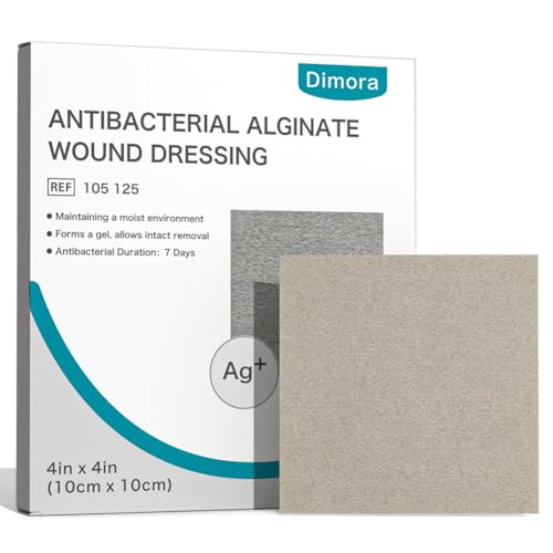 Upgrade Silver Calcium Alginate Wound Dressing (5 Count)