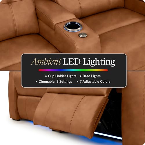 Kodiak Home Theater Seating Tawny Row of 2