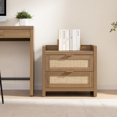 Night Stand with 2 Large Drawers