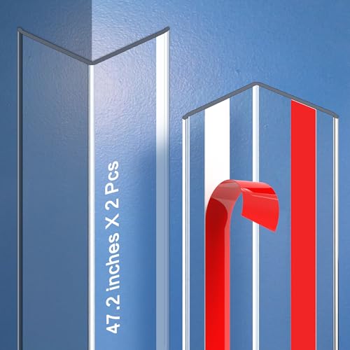 Clear Self Adhesive Wall Corner Protectors (2 Count)
