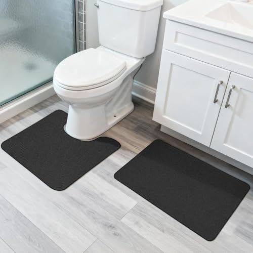 Bath Mat Set 2 Pieces (6.3798 Sq Ft)