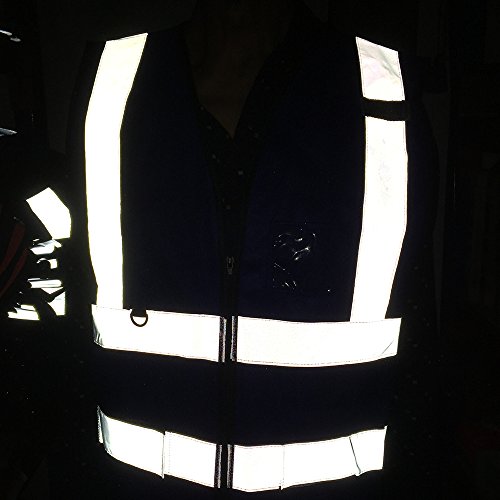 High Visibility Reflective Safety Vest with Multi Pockets 10 Pack Bulk