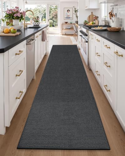 Runner Rug 28"x144" Non Slip Rubber Backing Hallway Rug