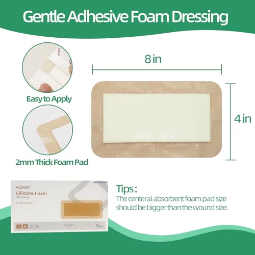 Foam Wound Care Dressing (5 Count)