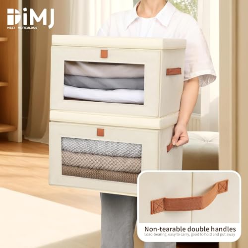 Storage Bins with Lids (6 Count)
