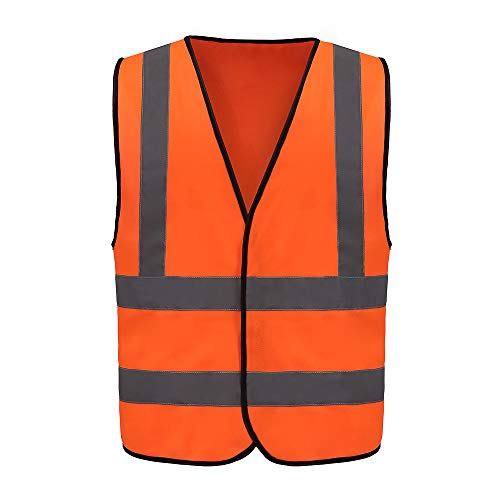 10 14 Year Orange Kids reflective vest