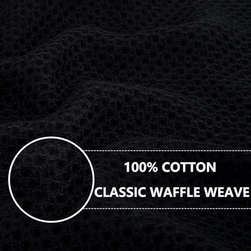 100% Cotton Oversized Waffle Weave Kitchen Towels 12 (12 Count)