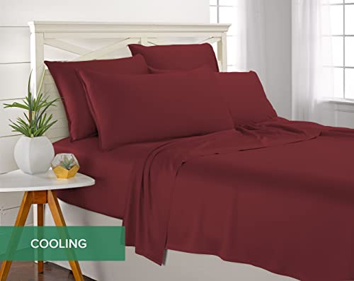 Full Sheets Genuine 100% Organic Viscose Derived from Bamboo Bed Sheet Set (4 Piece Set)