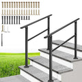 3 Step Hand Rails for Outdoor Steps (2 Count)