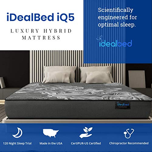 iQ5 Luxury Hybrid Mattress and Adjustable Bed Sleep System