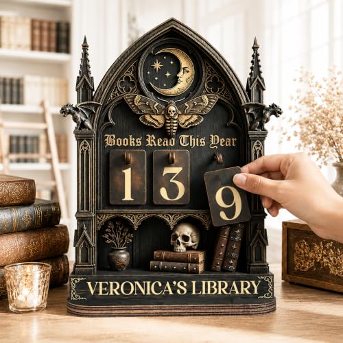 Personalized Books Read This Year Counter Sign