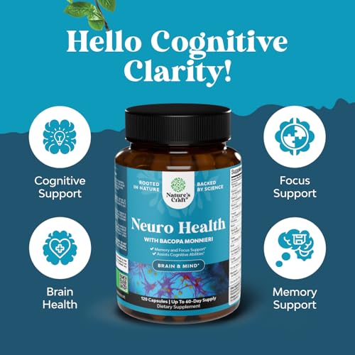 Nootropic Brain Supplement for Memory and Focus Support (120 Count)