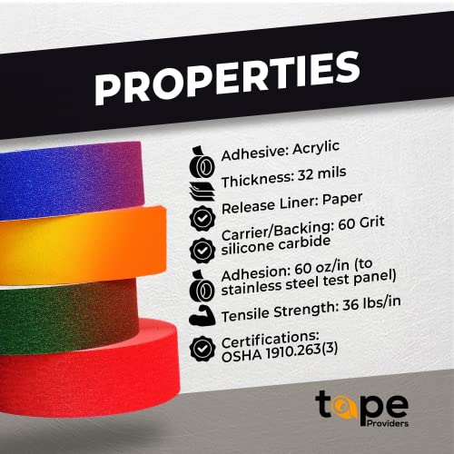 WOD Heavy Duty Anti Slip Tape Red (60 foot)