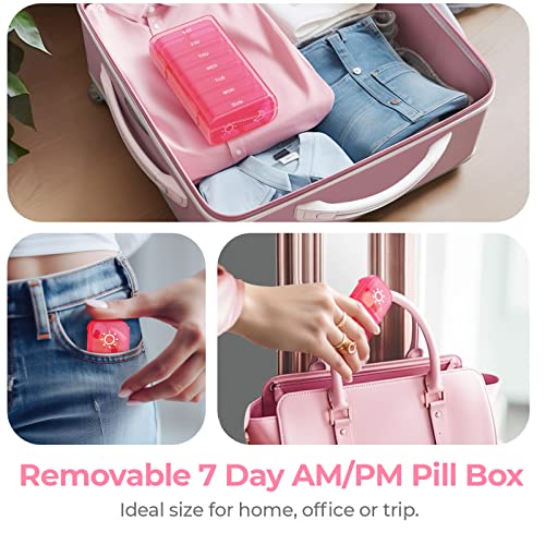 Weekly Pill Organizer 2 Times a Day (14 Count)