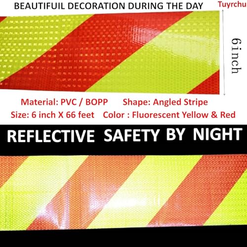 Reflective Tape Outdoor Waterproof 6 inch X 66 feet