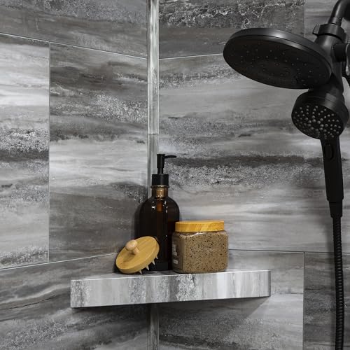 Vinyl Shower Shelf in Hermitage Granite
