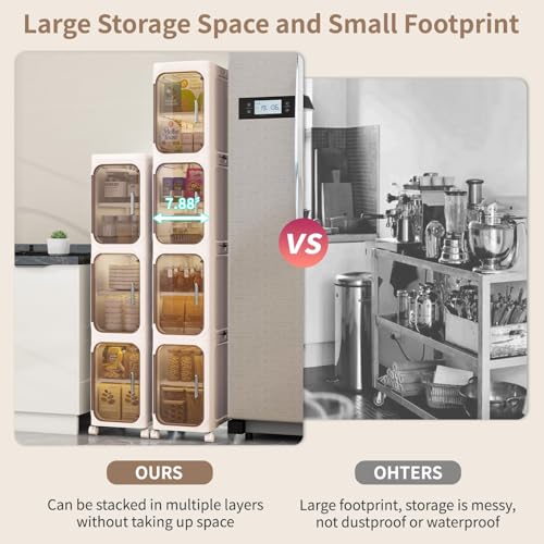 3 Tier Slim Bathroom Storage Cabinet