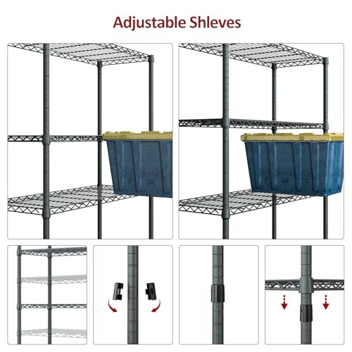 Outdoor Metal Storage Shelving Unit