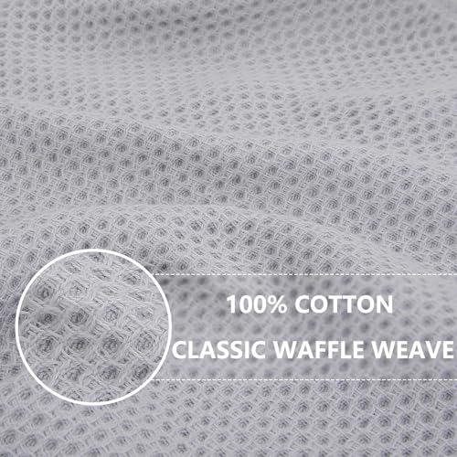 100% Cotton Waffle Weave Kitchen Dish Towels 12 (12 Count)
