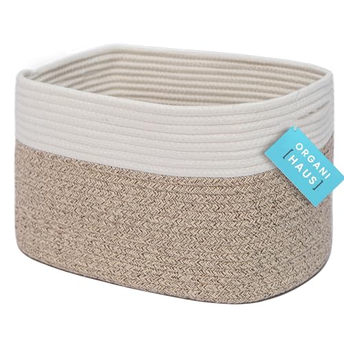 Cotton Rope Basket for Shelf Storage