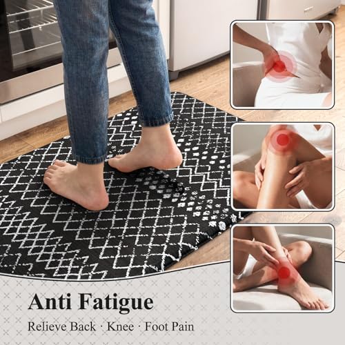 Anti Fatigue Kitchen Mats for Floor (2 Count)