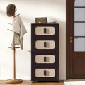 4 Tiers Folding Storage Cabinet (224 Ounce)