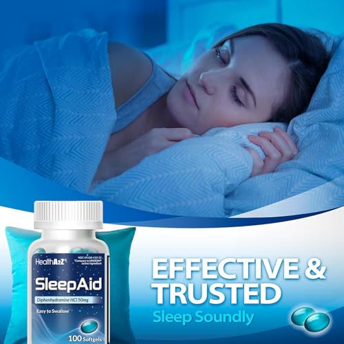 Sleep Aid Diphenhydramine Softgels (100 Count)