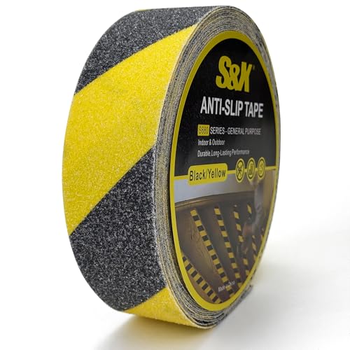 Anti Slip Tape 2in x 60ft Grip Tape for Stairs & Ramps (60 Foot)